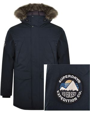 Superdry Everest Parka Jacket - Blue