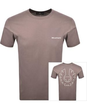 Belstaff Border T Shirt Asphalt - Grey