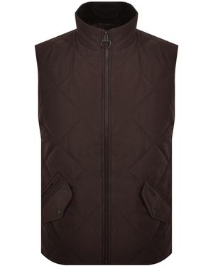 Barbour City Chelsea Quilted Gilet - Brown