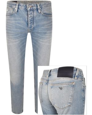 Armani Emporio J75 Slim Fit Jeans Denim - Blue