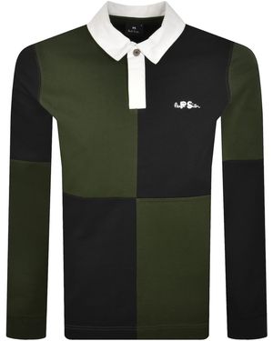 Paul Smith Embroidered Ps Polo T Shirt - Green