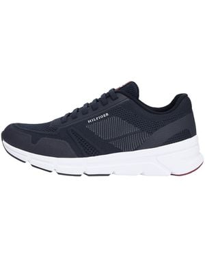 Tommy Hilfiger Run Knit Trainers - Blue
