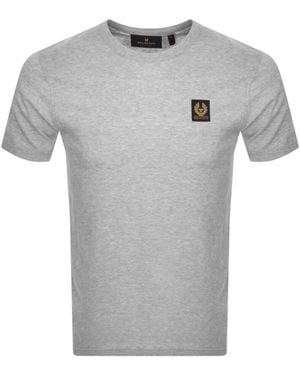 Belstaff Logo T Shirt - Grey