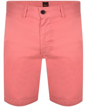 BOSS Boss Chino Slim Shorts Deep - Red