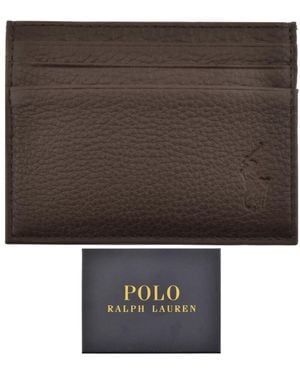 Ralph Lauren Leather Card Holder - Brown
