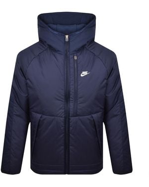 Nike Logo Puffer Jacket Midnight - Blue