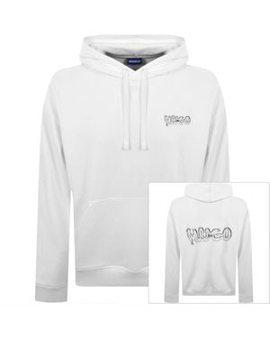 HUGO Nyrohood Hoodie - White