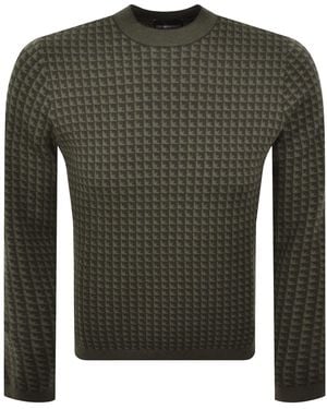 Armani Emporio Knit Jumper - Green