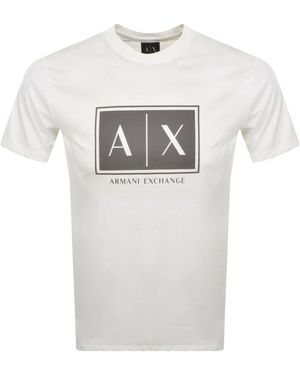 ARMANI EXCHANGE Crew Neck T Shirt Off - Grey