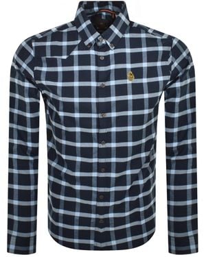 Luke 1977 Oxford Long Sleeve Shirt - Blue