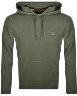 BOSS Boss Wetalk Pullover Hoodie Khaki - Green