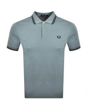 Fred Perry Twin Tipped Polo T Shirt - Blue
