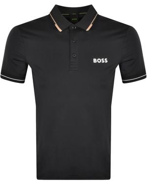 BOSS Boss Paul Pro Polo T Shirt - Black
