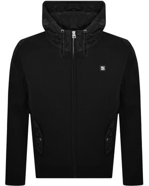 HUGO Sylon Full Zip Knit Jacket - Black