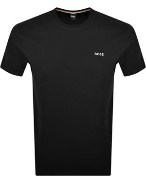 BOSS BUSINESS Boss Waffle T Shirt - Black