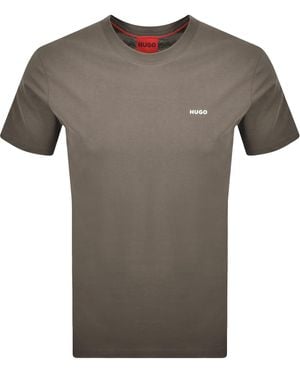 HUGO Dero222 T Shirt - Grey