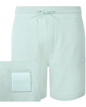BOSS Boss Sewalk Sweat Shorts - Green