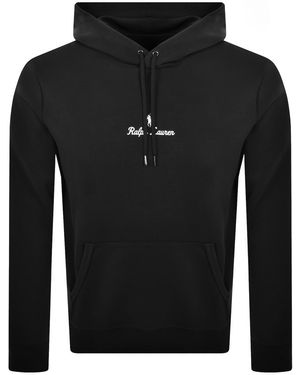 Ralph Lauren Logo Hoodie Polo - Black