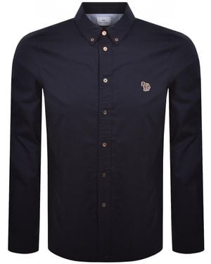 Paul Smith Long Sleeved Tailored Shirt - Blue