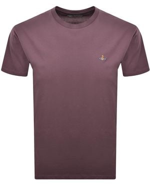 Vivienne Westwood Classic T Shirt Oxblood - Purple