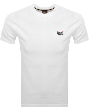 Superdry Vintage Logo T Shirt - White