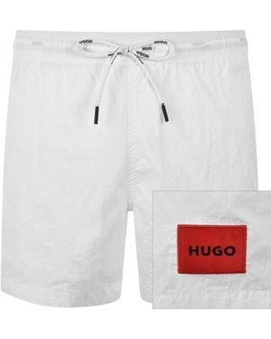 HUGO Dominica Swim Shorts - White