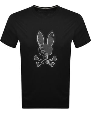Psycho Bunny Oliver Graphic T Shirt - Black