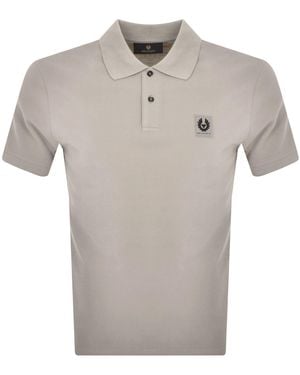 Belstaff Short Sleeve Polo T Shirt - Gray