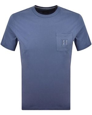 Hackett Heritage Pocket T Shirt - Blue