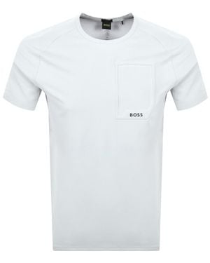 BOSS Boss Tee Urban T Shirt Pastel - White