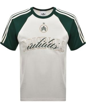 adidas Originals Baseball Gfx T Shirt - White