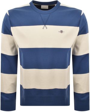 GANT Striped Sweatshirt - Blue