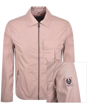 Belstaff Drome Overshirt Wood Rose - Pink