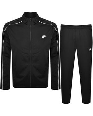Nike Club Poly-Knit Tracksuit - Black