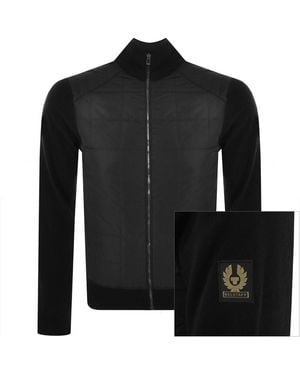 Belstaff Kelbrook Full Zip Knit Sweater - Black