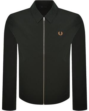 Fred Perry Poplin Overshirt - Black
