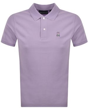 Psycho Bunny Classic Polo T Shirt - Purple