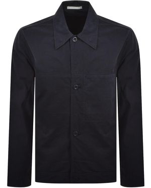 Norse Projects Compact Overshirt - Blue