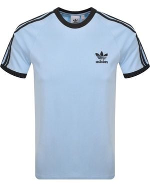 adidas Originals 3 Stripes T Shirt - Blue