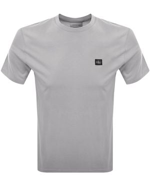 Calvin Klein Jeans Badge T Shirt - Grey