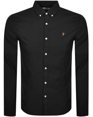 Farah Farah Brewer Slim Fit Shirt - Black