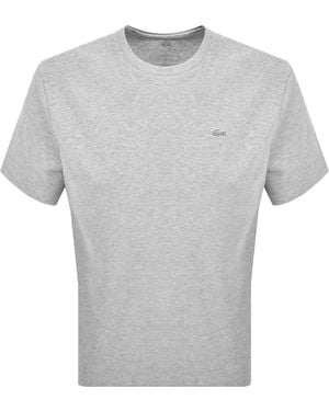 Lacoste Loungewear Waffle T Shirt - Grey