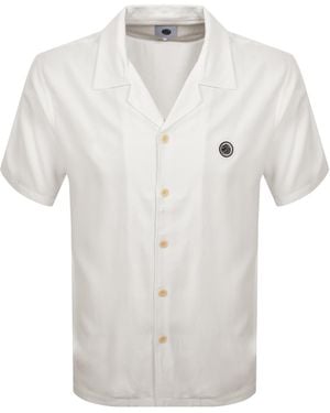 Pretty Green Islington Short Sleeved Shirt - White