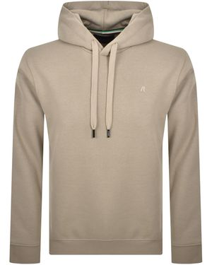 Replay Fleece Hoodie Stone - Natural