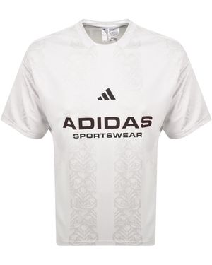 adidas Common Goal T Shirt - Grey