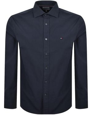 Tommy Hilfiger Poplin Shirt - Blue