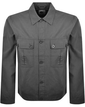 Pretty Green Bostall Overshirt - Grey