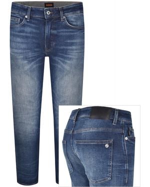 BOSS Boss Delaware Slim Fit Jeans - Blue