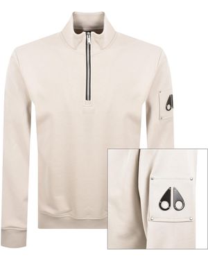 Moose Knuckles Hartsfield Qz Sweatshirt - Natural