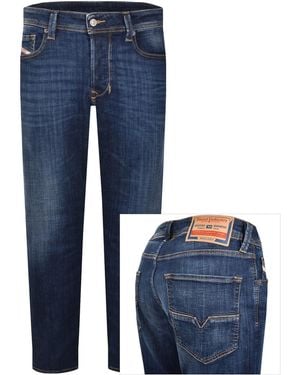 DIESEL D Strukt Slim Fit Dark Wash Jeans - Blue